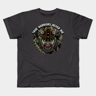 True Warriors Never Die Graphic Kids T-Shirt